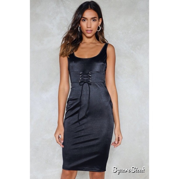 Nasty Gal Dresses & Skirts - NWT Nasty Gal Black Corset Dress size 4